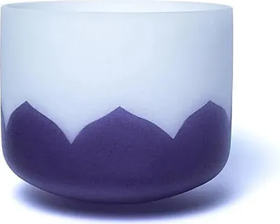 Zdjęcie produktu dla Kryształowa misa dźwiękowa Lotus Chakra 6 Atone 432hz - 20cm
