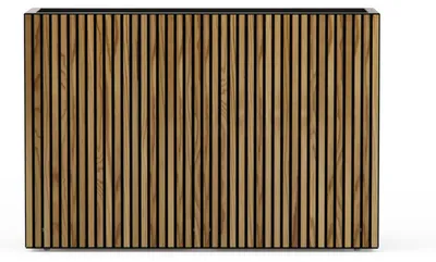 Obrázek produktu pro Herstera Deco Divider Wood, Ozdobný truhlík, Volně stojící, Kov, Černá, Obdélník, Vnitřní/venkovní