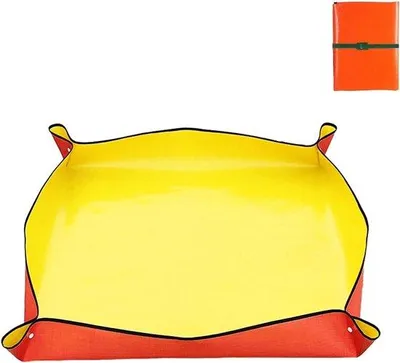 Produktbild von Famanu Pflanzenmat Wasserfest 100 x 100 cm - Faltbar für Setzlinge und Umtopfen von Sukkulenten
