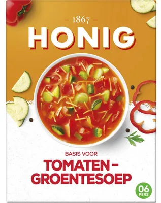 Image de Soupe de légumes aux tomates et au miel 79g – Soupe de tomates aromatique aux légumes frais