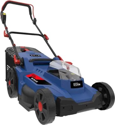 Produktbild von Güde Akku Rasenmäher RM 36-0.43, Elektro Rasenmäher, Mulcher, Mäher, Elektromäher, 43cm Schnittbreite, Grasfangkorb, Mulchfunktion, ohne Akku und Ladegerät
