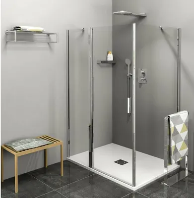 Produktbild von Polysan ZOOM Rechteckige Duschkabine 1300x800mm L/R Variante