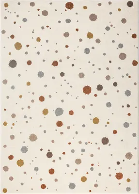 Produktbild von Teppich Kinderzimmer Babyzimmer Mädchen Junge Creme Bunt