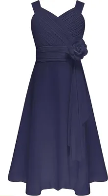 Produktbild von Sommertraum: Elegantes ärmelloses Chiffon-Mädchenkleid (Größe 152 cm) für den Strand und festliche Anlässe!
