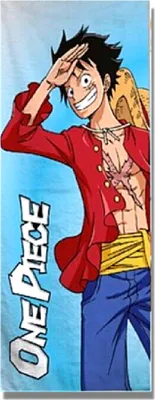 Produktbild von One Piece Badetuch Strandtuch Ruffy Duschtuch 70 x 140 cm