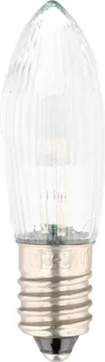 Produktbild von 3 Stück LED-Topkerze geriffelt E10 8-55V 0,1-0,5W) 913231