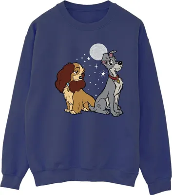 Produktbild von Disney - "Lady And The Tramp" Sweatshirt für Damen BI23202 (XXL) (Marineblau)