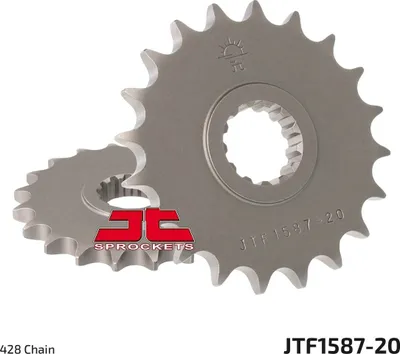 Produktbild von JTSPROCKETS Kettenritzel JTF558.20 Vorne für YAMAHA MOTORCYCLES XVS Chromstahl
