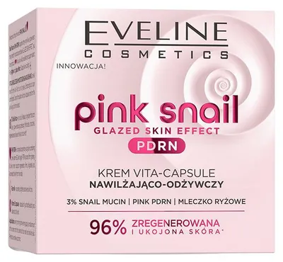 Immagine prodotto di Eveline Cosmetics Pink Snail – crema viso, idratante, lenitivo