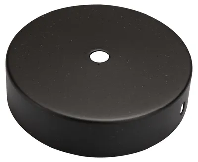Produktbild von Baldachin 1-flammig Lampen-Baldachin Schwarz Ø 100 mm EC02