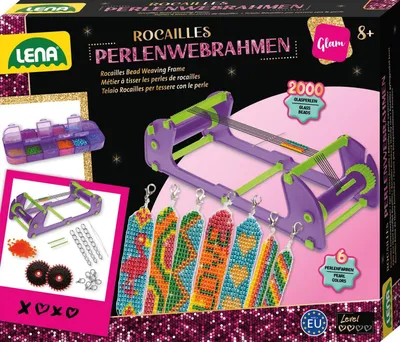 Productafbeelding van Lena 42722, Set om armbandjes voor kinderen te maken, geschikt voor kinderen vanaf 8 jaar, meerkleurig