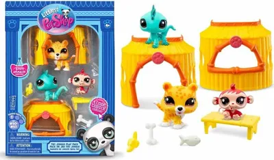 Obrázek produktu pro TM Toys Littlest Pet Shop 3 figurky Džungle