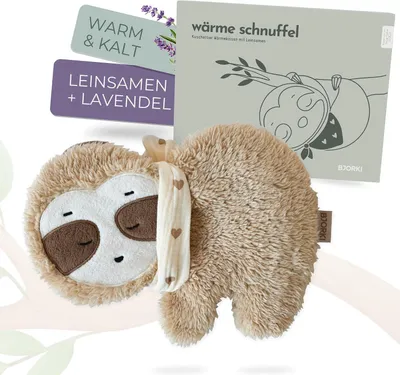 Produktbild von Wärmekissen Kuscheltier mit Leinsamenfüllung, mikrowellengeeignet, für Babys und Kinder