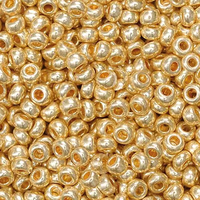 Produktbild von Rocailles 2,5 mm bleichgold VE=5x20g