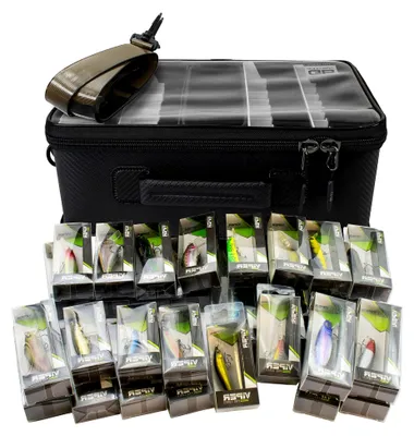 Produktbild von Wasserdichte Köderbox | Angeltasche (Köderbox + 30 Wobbler)