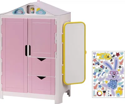 Produktbild von BABY born Weather Duck Wardrobe, Puppen-Kleiderschrank, 3 Jahr(e), Batterien erforderlich, 3,35 kg