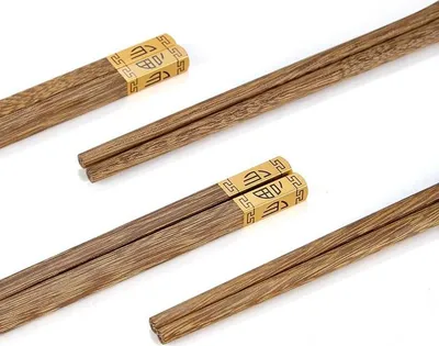 Immagine prodotto di Bacchette per sushi in bambù quadrate e decorate
