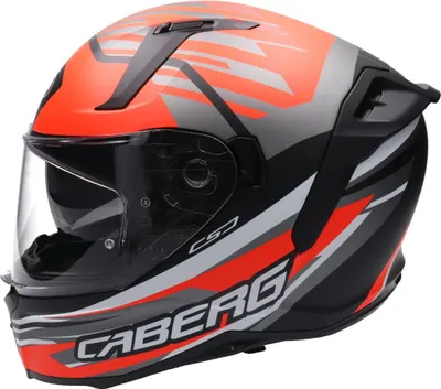 Productafbeelding van CABERG AVALON X KIRA integraalhelm, maat XS, in de kleuren grijs/rood/zwart