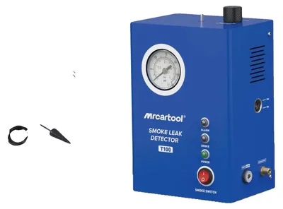 Obrázek produktu pro Detektor úniku kouře do automobilu, integrovaná vzduchová pumpa, napájení 12 V DC, jmenovitý výstupní tlak 10 psi, jmenovitý výkon 50 W, kompatibilní s různými vozidly