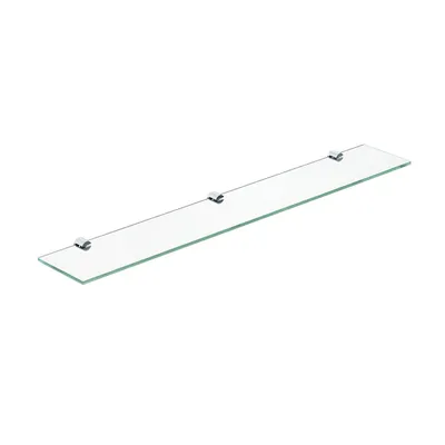 Produktbild von Wandablage Glasregal Glasboden Wandregal Badregal Wandboard Glasablage Glasplatte 70x11 cm Klarglas