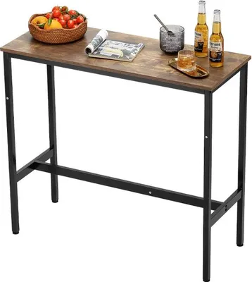 Produktbild von Bartisch Stehtisch - Bistrotisch Cocktail Theke - Esszimmer Möbel - Abmessungen 991x406x902mm
