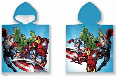 Immagine prodotto di Poncho per bambini Avengers Super Heroes