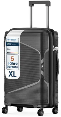 Zdjęcie produktu dla Walizka podróżna 4FLY z twardą obudową XL 75 cm (96 l) – z zamkiem TSA, podwójnymi kółkami, aluminiową rączką teleskopową i podwójnym zamkiem błyskawicznym