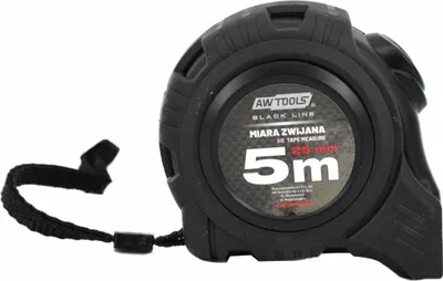 Immagine prodotto di Awtools metro a nastro magnetico in ABS da 5m / 25mm, robusto e durevole, ideale per misurazioni precise in edilizia, fai da te e altro.