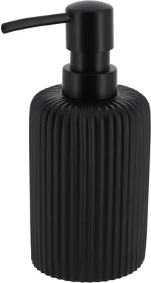 Produktbild von Tendance Seifenspender 230 ml schwarz 7 cm x 7 cm x 17 cm Polyresin