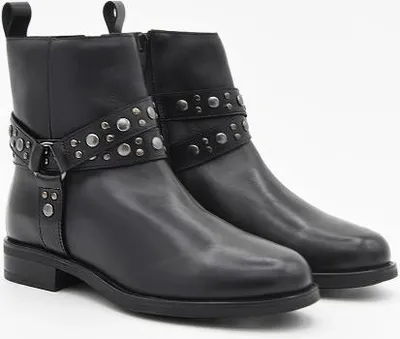 Produktbild von Purapiel Flache Stiefelette Bro5 Schwarz