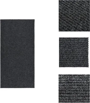 Productafbeelding van vidaXL Vuilvangerloopmat 100x200 cm, antraciet - Tapijten