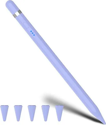 Obrázok produktu pre Profesionálny stylus pre iPad – magnetický – funkcia Palm Reject a Tilt – rýchle nabíjanie cez USB-C – 2024 – pre iPad Air a Pro