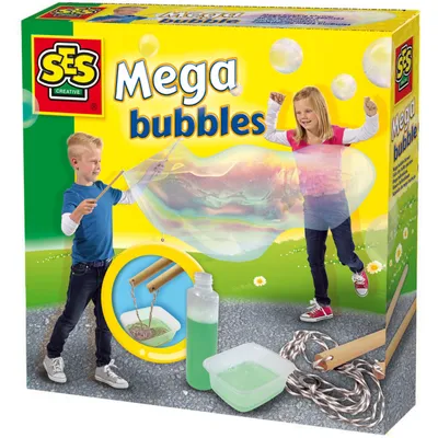 Zdjęcie produktu dla SES Creative Mega bubbles, 200 ml, 5 lat(a), Nieodpowiedni dla dzieci poniżej 3 r.ż.