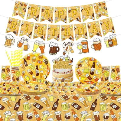 Image de Décorations pour anniversaire sur le thème de la bière