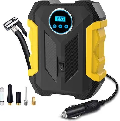 Obrázek produktu pro Ruční pneumatiková pumpa do auta s LED osvětlením, 12 V