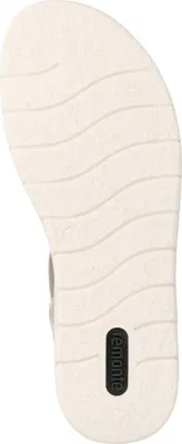 Produktbild von Remonte Damen Sandale flach Gummizug Kette D2041, Größe:42 EU, Farbe:Gold