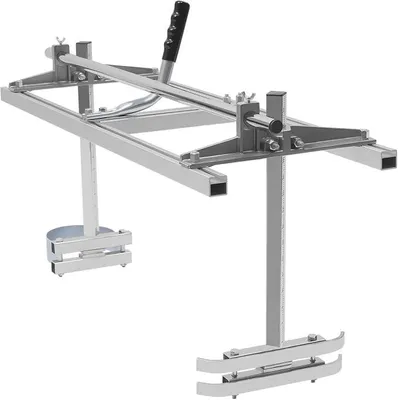 Imagen del producto de Motosierra móvil de 36 pulgadas, ideal para uso en exteriores, en jardines o en talleres. Fabricada en aluminio, esta herramienta es adecuada para carpinteros y trabajadores de la madera para el corte y procesamiento de madera