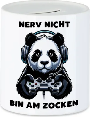 Produktbild von Nerv nicht Bin am zocken Koala-Bär Spardose - Geschenkidee für Gamer