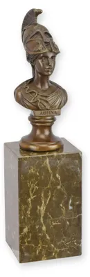 Produktbild von Bronzebüste der Athene Bronzeskulptur Replikat Retro Design Dekoration