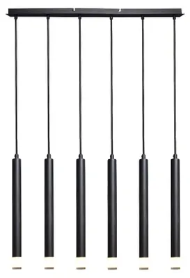 Zdjęcie produktu dla Lampa wisząca RAMIRA czarna 6xG9x5W metal wym:120x77x3cm IP20 Rabalux