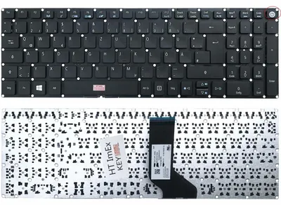 Produktbild von DEUTSCHE - Tastatur ohne Beleuchtung, ohne Rahmen für Acer Aspire A517-51