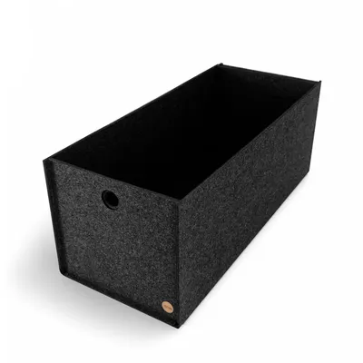 Produktbild von Aufbewahrungsbox CARGA Filz 67,5 x 29,5 x 27 cm ohne Deckel in anthrazit meliert