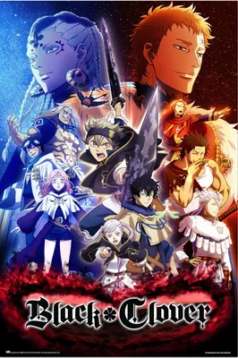 Produktbild von Offizielles Black Clover Poster One Sheet lizenziert mit Echtheitssiegel 61x91,5 cm
