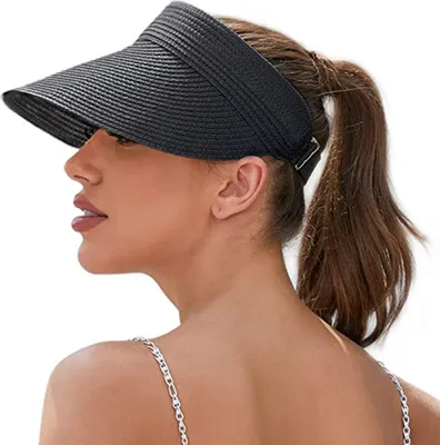 Produktbild von Strohhut,Visor Cap Damen,Sonnencap,faltbar