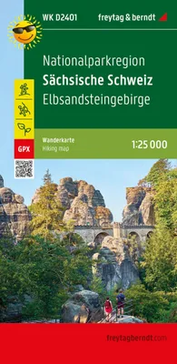 Produktbild von freytag & berndt Wanderkarte WKD 2401 Nationalparkregion Sächsische Schweiz, Elbsandsteingebirge 1:25.000