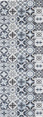 Image de PKIT Tapis de cuisine en PVC à motifs géométriques