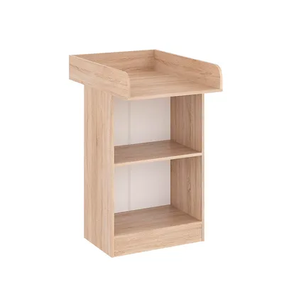 Produktbild von KOMTO Wickelkommode Lulliblox M1, schmale Babykommode mit abnehmbarem Wickelaufsatz, Sonoma
