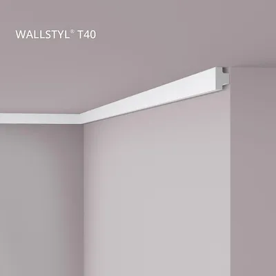 Produktbild von NMC T40 WALLSTYL Wand- und Friesleiste Zierleiste Eckleiste Stuckleiste 2 m