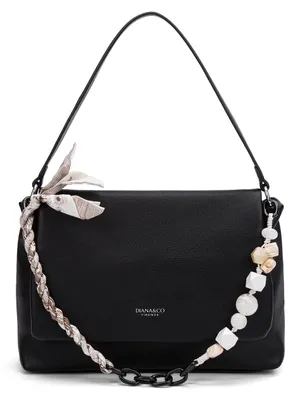 Image de Sac bandoulière pour femmes en simili cuir, avec fermeture magnétique et bandoulière décorative réglable