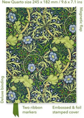 Immagine prodotto di William Morris Foiled Quarto Journal – Lingua: Inglese